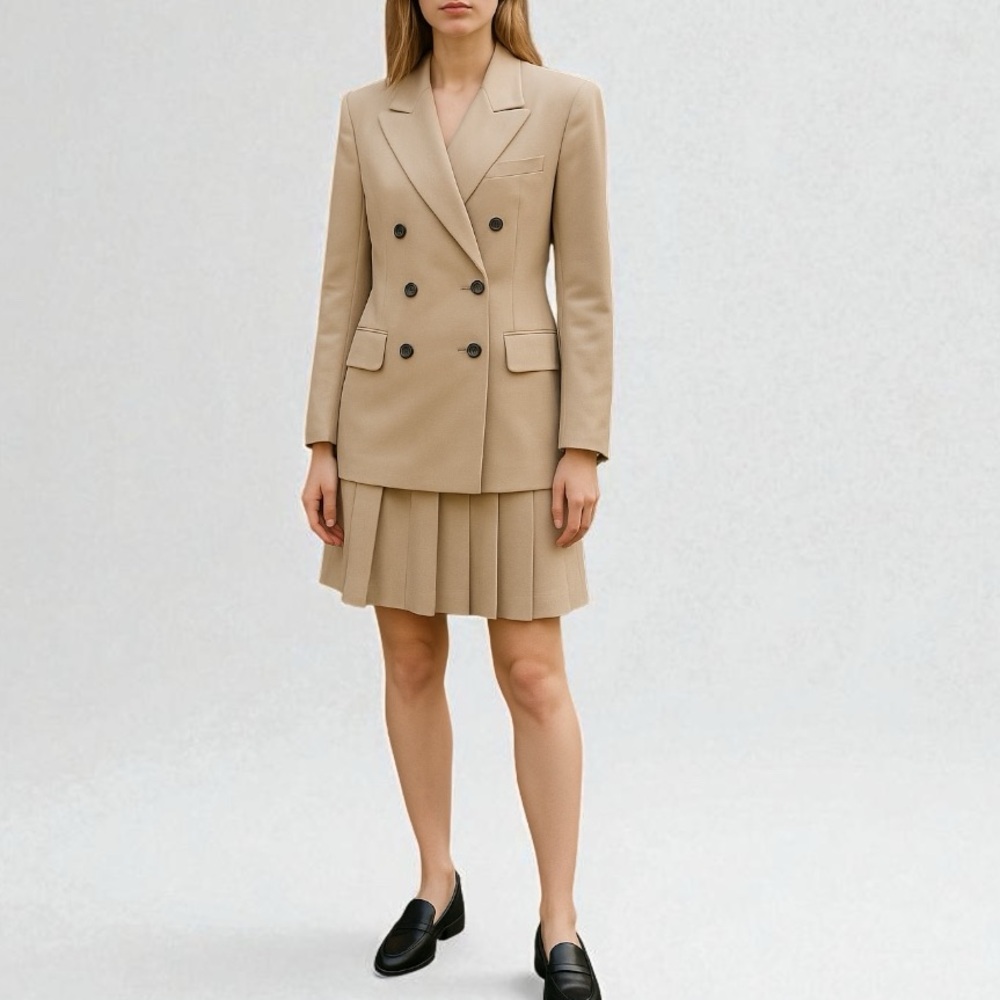 Vintage 80’s / 90’s Rene Rowan for SAVILLE Wool Blend 2 Piece Skirt Suit